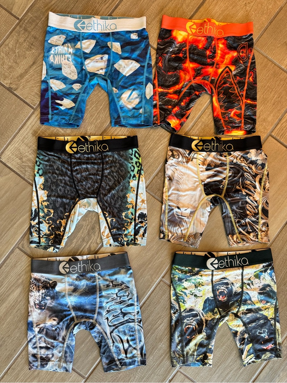 Set of boys Ethika Boxer Briefs - Picture 3 of 3
